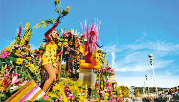 Carnaval de Nice proche de l'hôtel Le Royal**